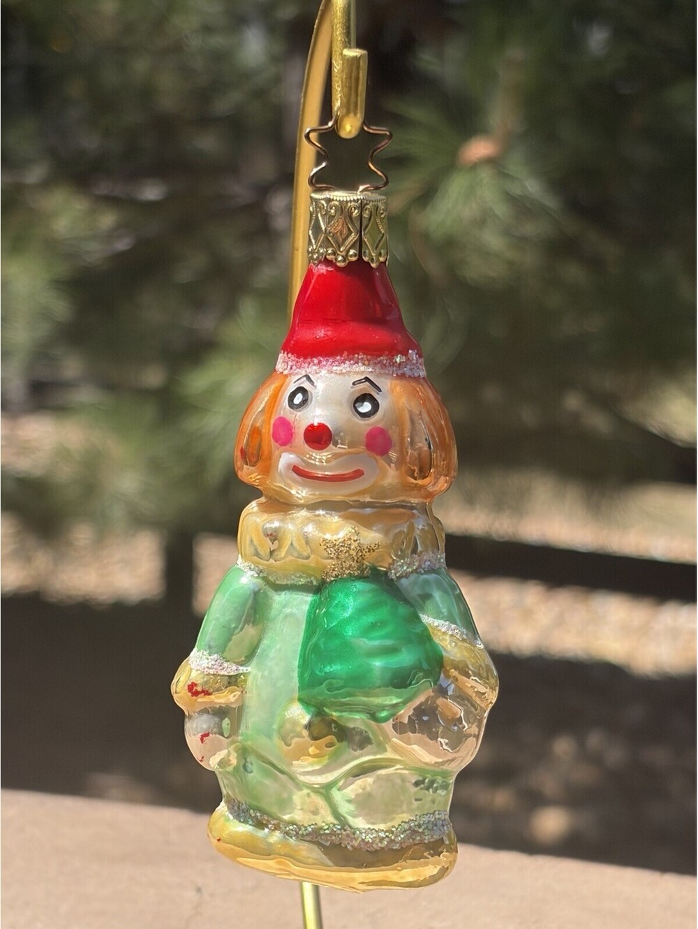 Old World Christmas-Inge Glas Clown 4.5” Excellent